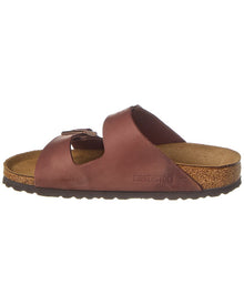 Birkenstock | Womens | Arizona Oiled Nubuck Narrow Sandal | Brown