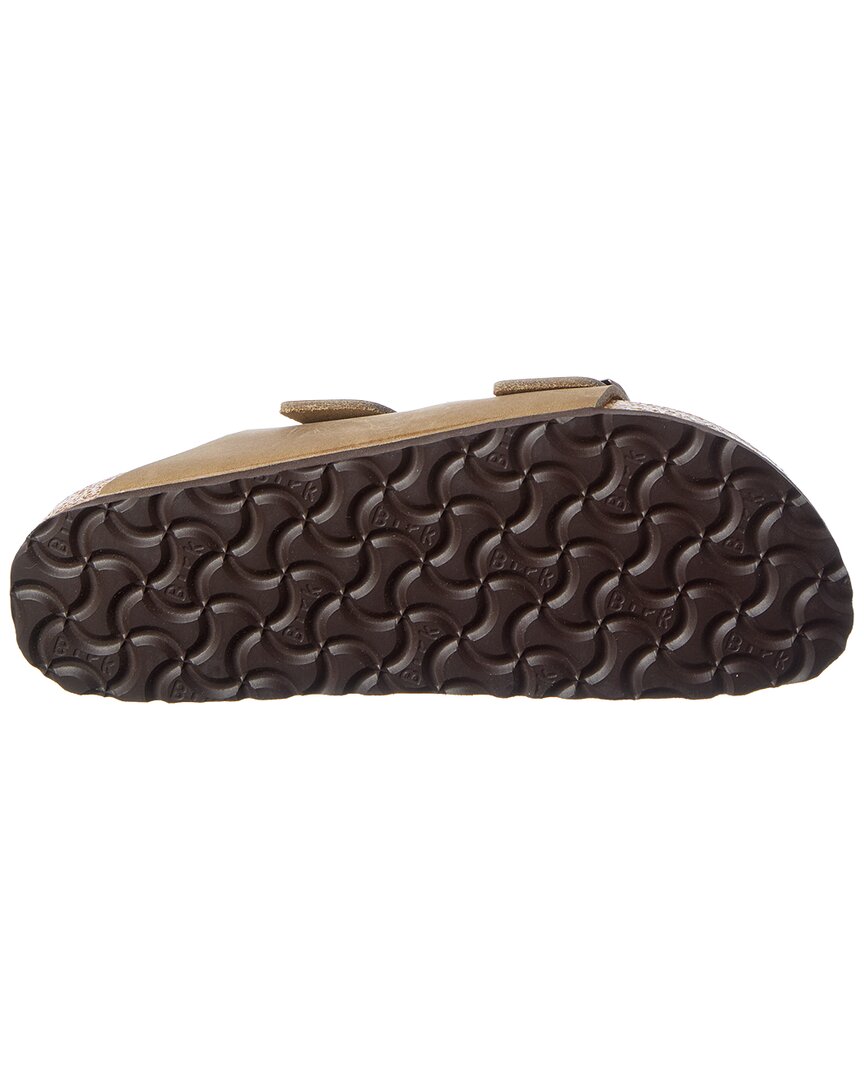Birkenstock | Womens | Arizona Soft Footbed Oiled Nubuck Leather Narrow Sandal | Brown