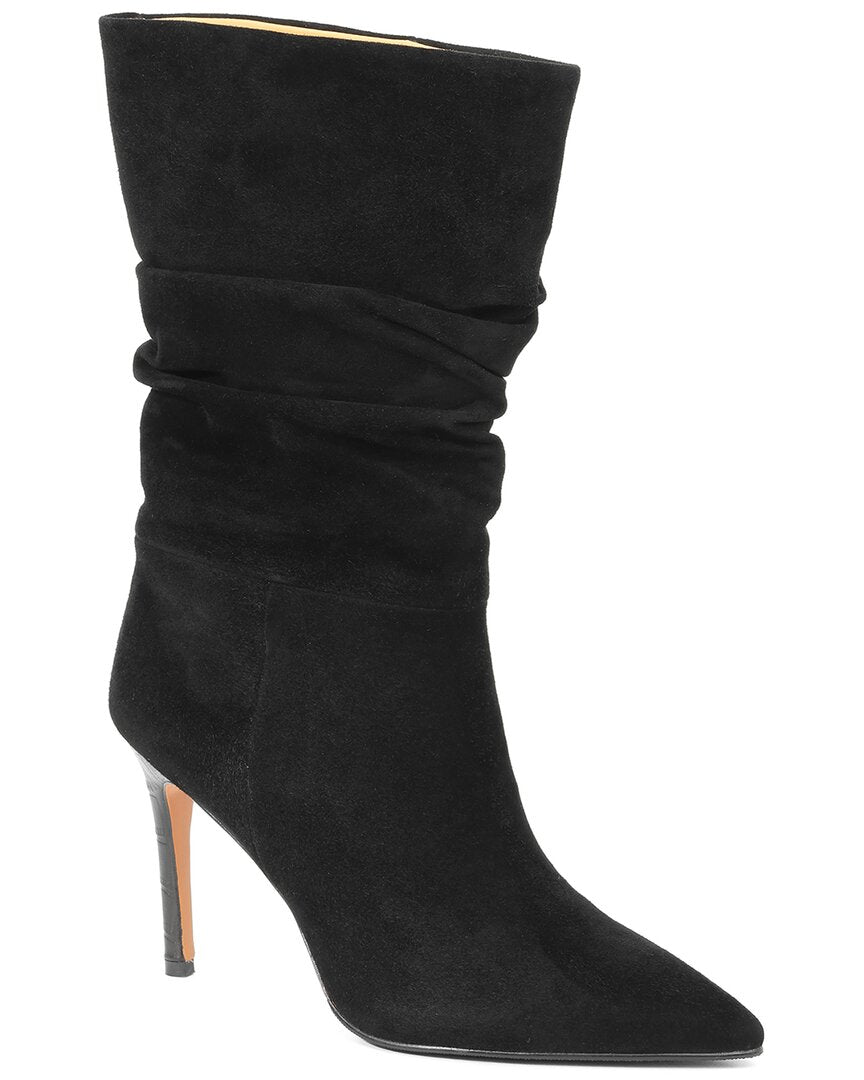 Tiffany & Fred Paris | Womens | Suede Slouchy Boot | Black