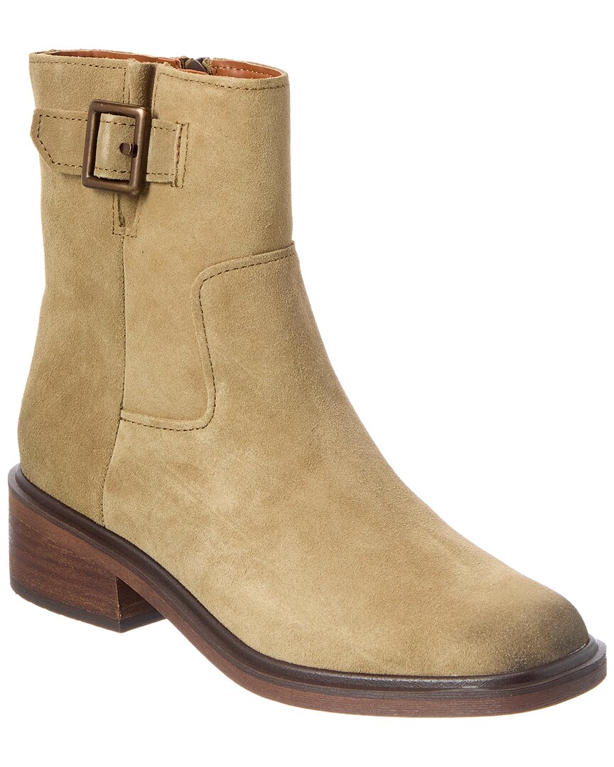 Franco Sarto | Womens | L-Gillian Suede Bootie | Green