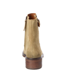 Franco Sarto | Womens | L-Gillian Suede Bootie | Green