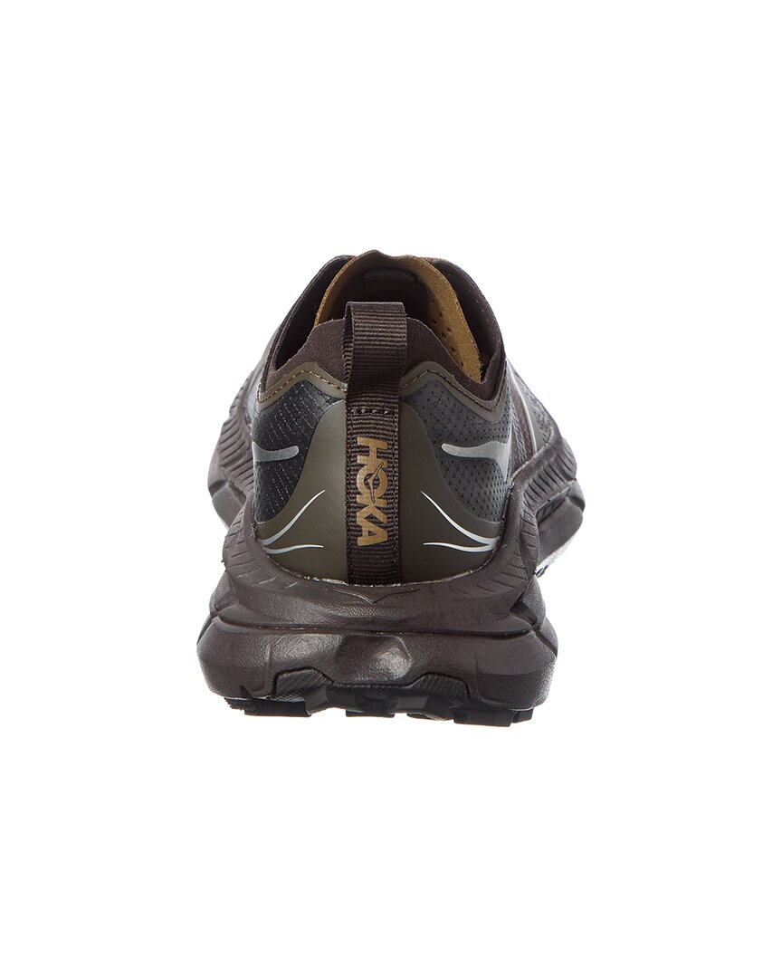 Hoka | Womens | U Mafate Speed 4 Lite Leather & Mesh Sneaker | Brown