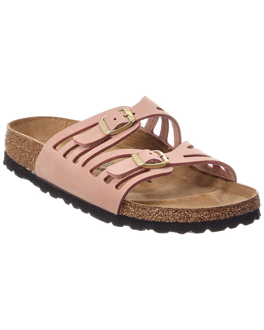 Birkenstock | Womens | Granada Strappy Leather Sandal | Pink