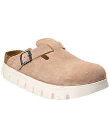 Birkenstock | Womens | Papillio by Boston Chunky Narrow Suede Clog | Brown