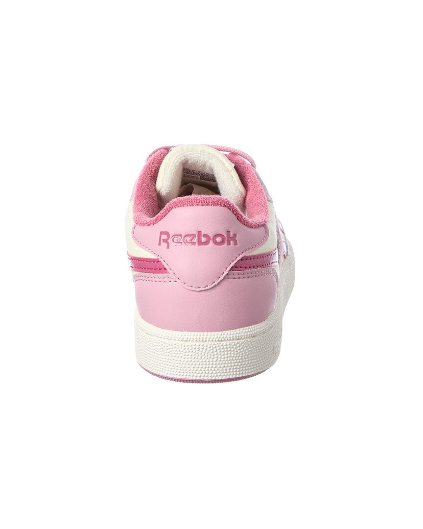Reebok | Womens | Club C Revenge II Canvas & Leather Sneaker | Pink