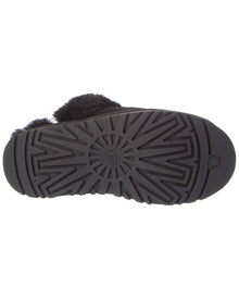 UGG | Womens | Disquette Suede & Shearling Slipper - II | Black