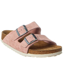 Birkenstock | Womens | Arizona Soft Footbed Suede Sandal | Pink