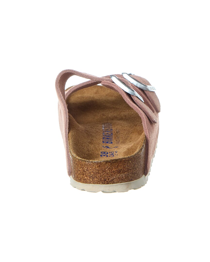 Birkenstock | Womens | Arizona Soft Footbed Suede Sandal | Pink