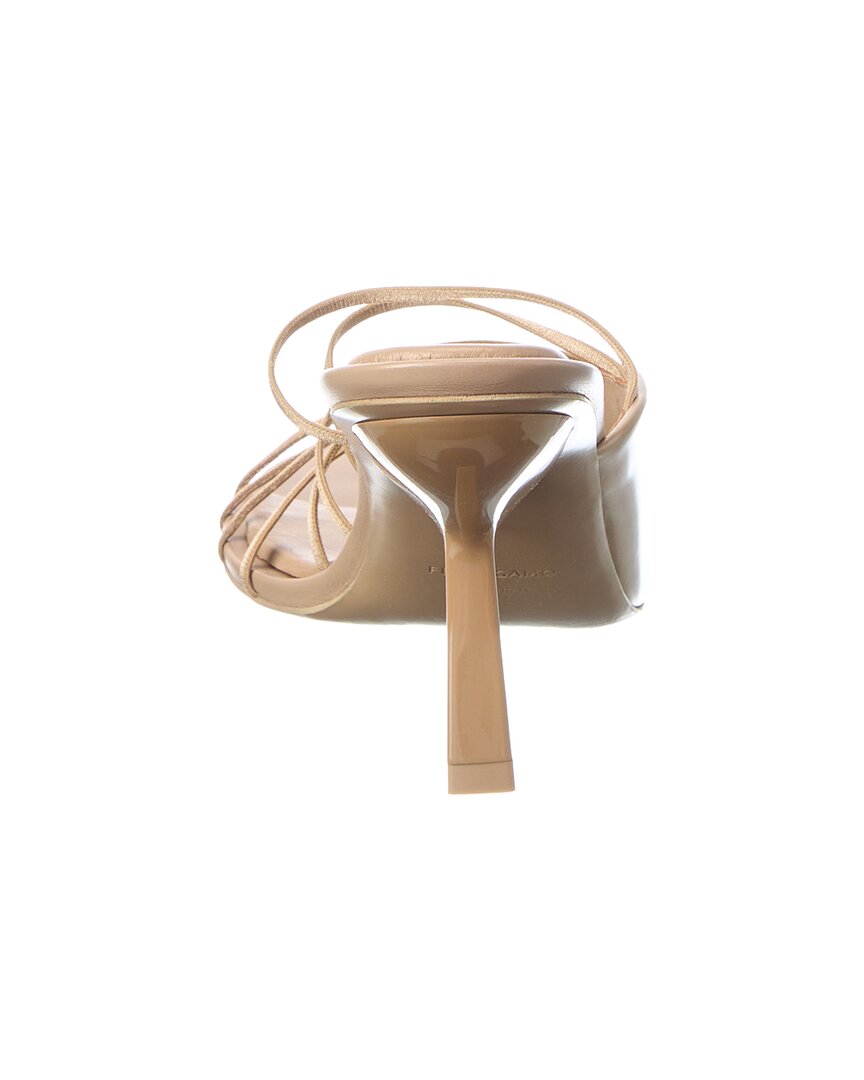 Ferragamo | Womens | Altaire Strappy Leather Mule | Beige