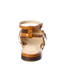 TOD's | Womens | Patent Leather Flat | Brown