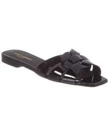 Saint Laurent | Womens | Tribute Patent Sandal - II | Black