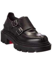 Christian Louboutin | Womens | Antonina College Leather Loafer | Black