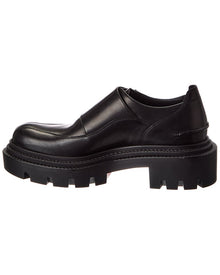Christian Louboutin | Womens | Antonina College Leather Loafer | Black
