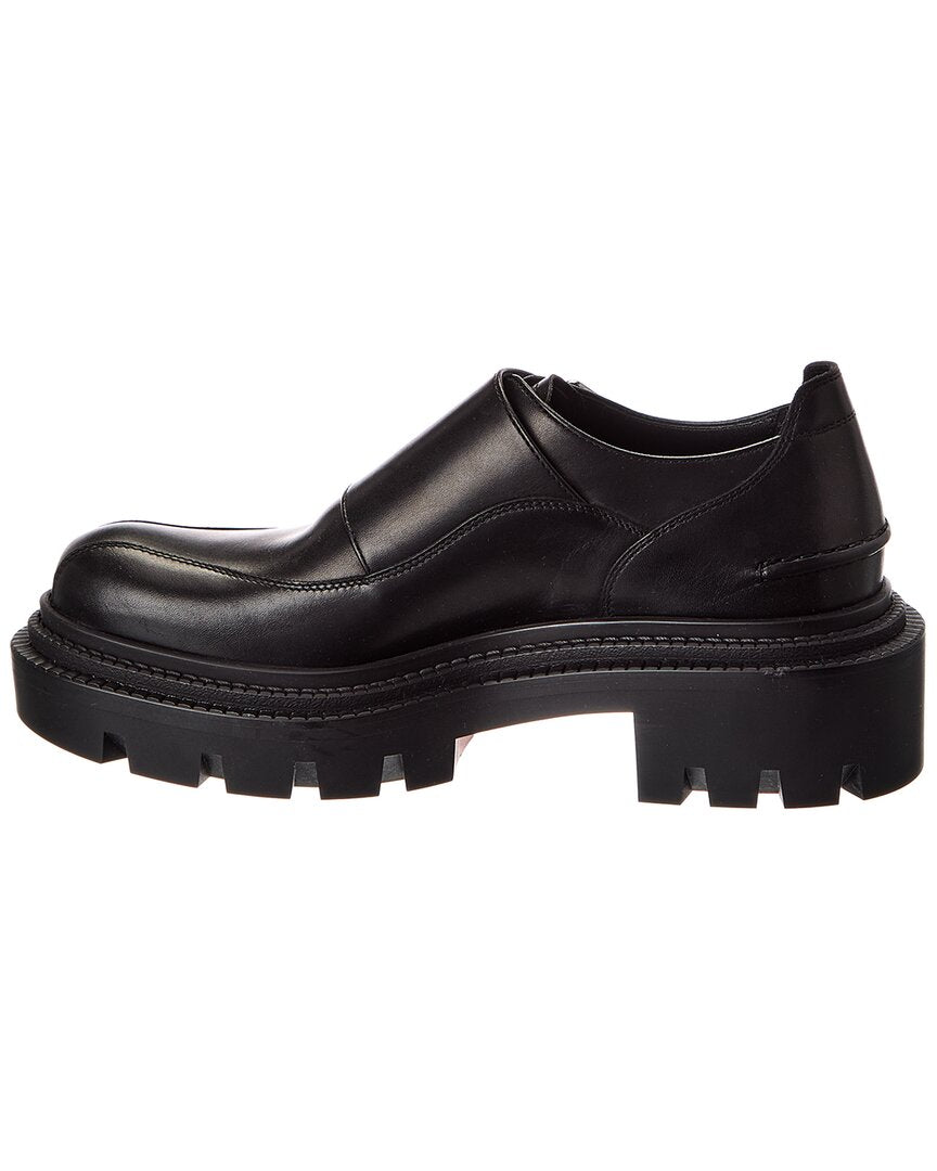 Christian Louboutin | Womens | Antonina College Leather Loafer | Black
