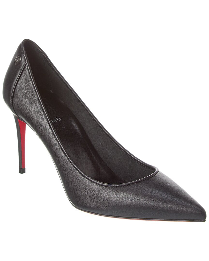 Christian Louboutin | Womens | Sporty Kate 85 Leather Pump - III | Black