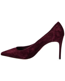 Christian Louboutin | Womens | Kate 85 Suede Pump | Red