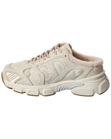 Dior | Womens | Chrono Suede & Mesh Sneaker | Beige