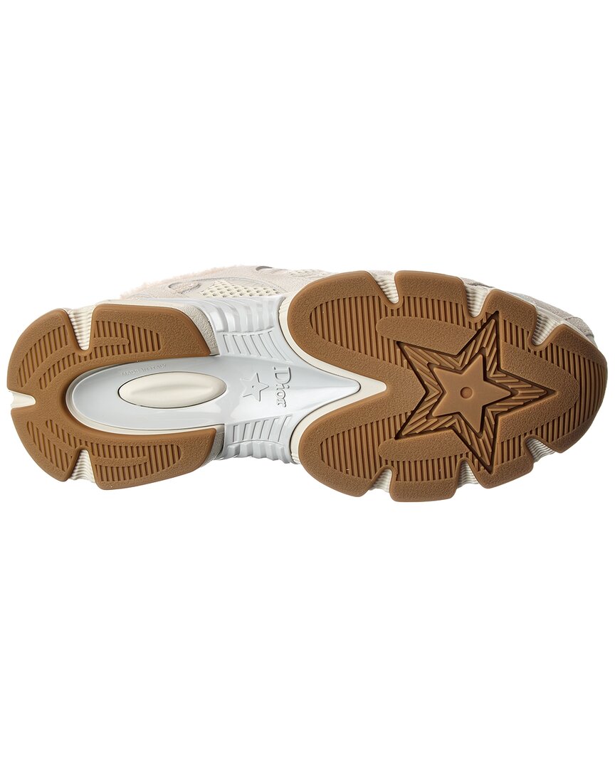 Dior | Womens | Chrono Suede & Mesh Sneaker | Beige