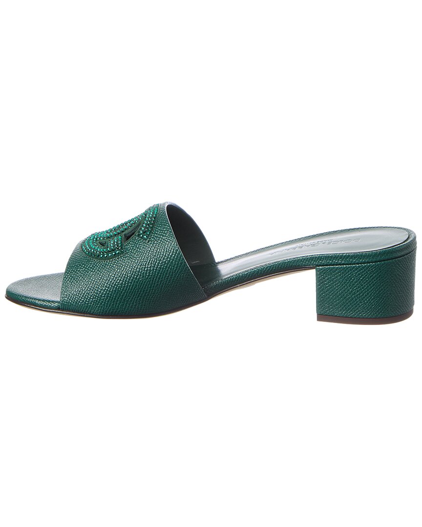 Dolce & Gabbana | Womens | DG Leather Sandal | Green
