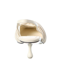 Jimmy Choo | Womens | Isa/Twist 50 Leather Slingback Pump | White