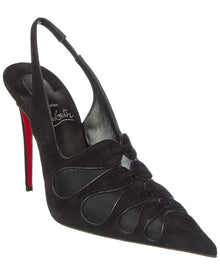 Christian Louboutin | Womens | Circus Max 100 Suede Pump | Black