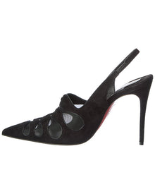 Christian Louboutin | Womens | Circus Max 100 Suede Pump | Black