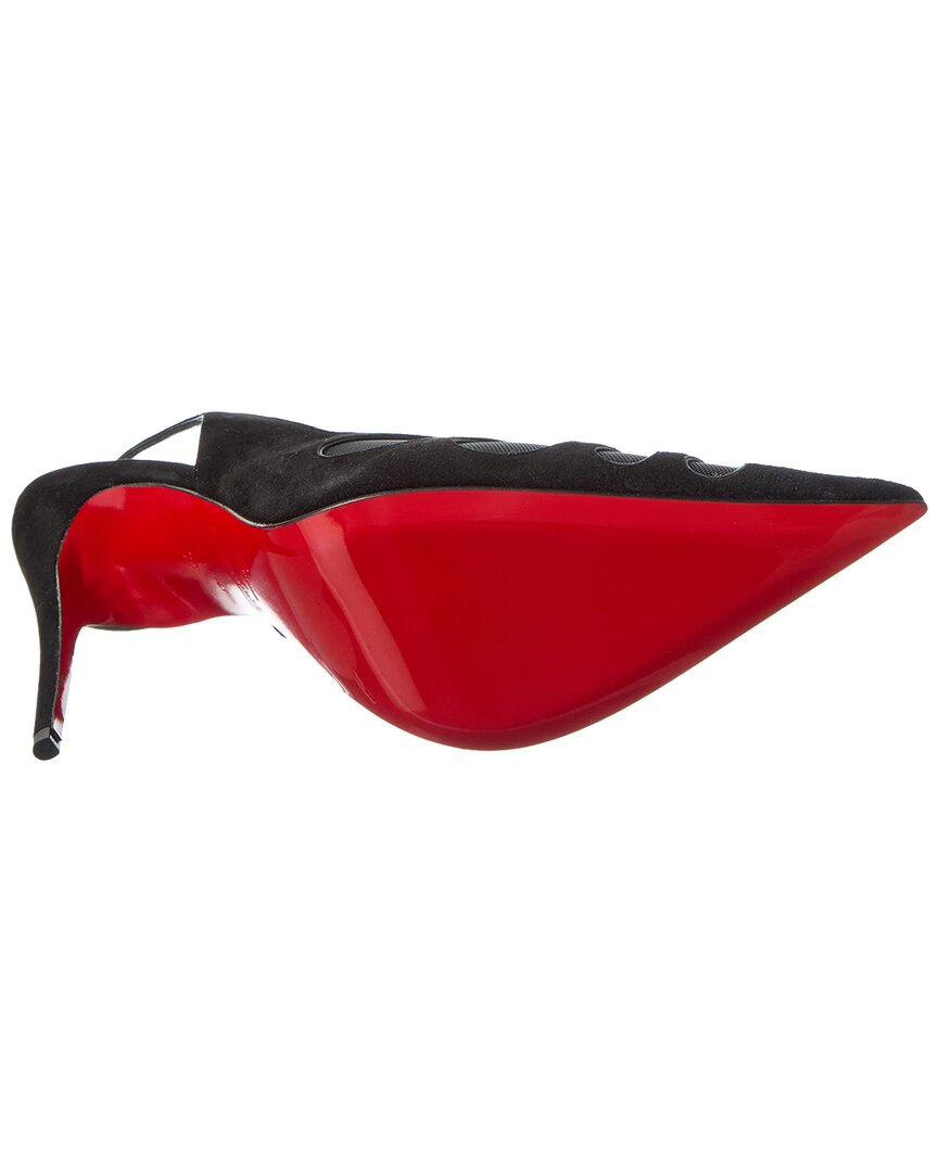 Christian Louboutin | Womens | Circus Max 100 Suede Pump | Black