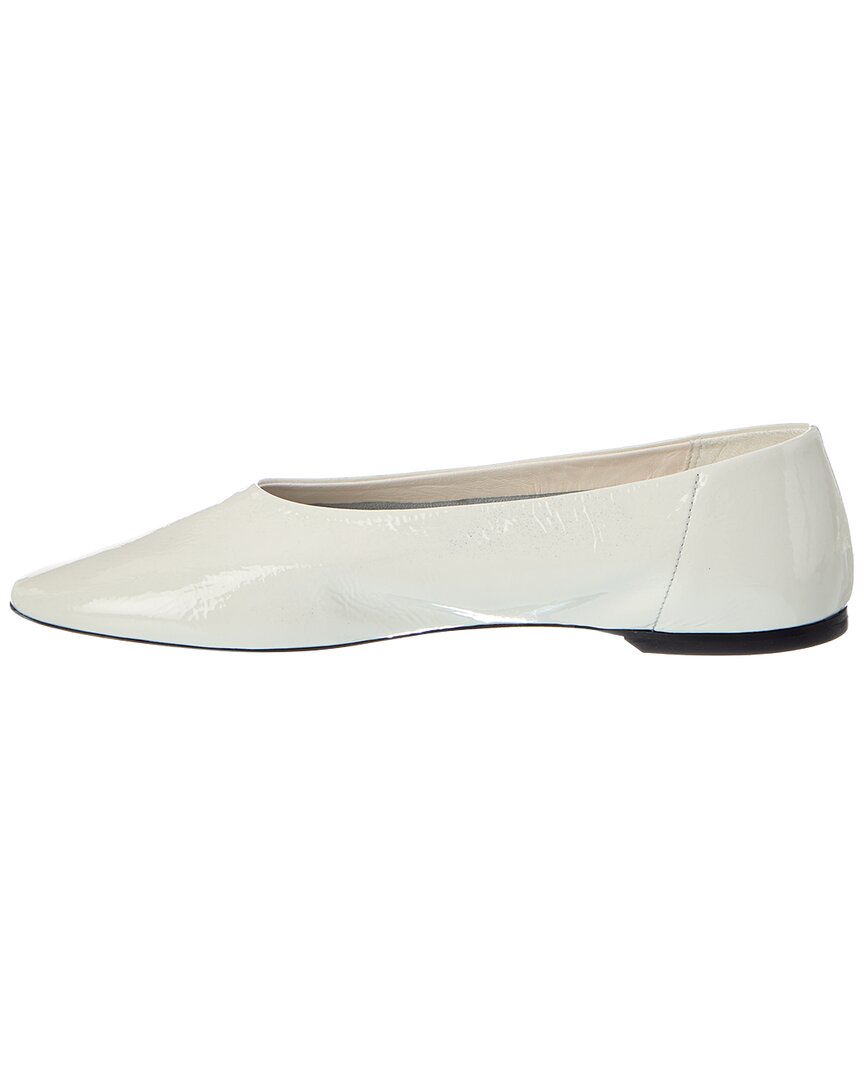TOTEME | Womens | Slip Patent Ballerina Flat | White