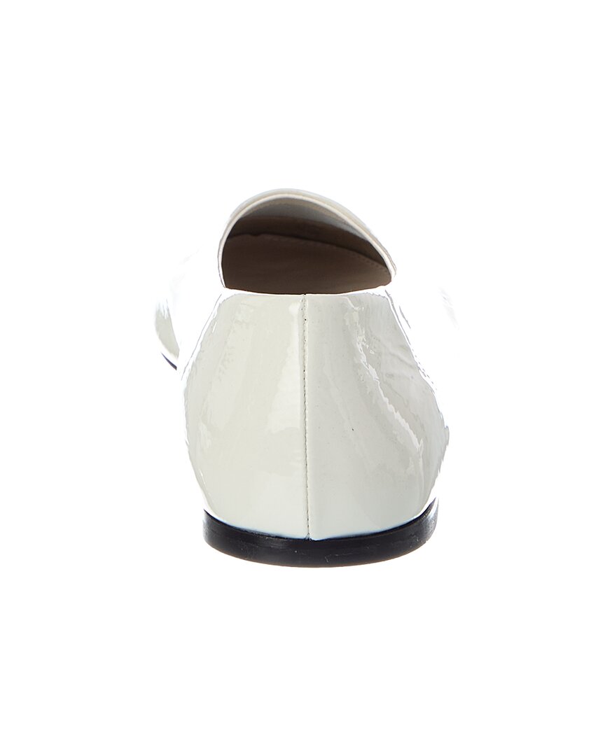 TOTEME | Womens | Slip Patent Ballerina Flat | White