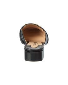Tom Ford | Womens | Logo Leather Mule | Black