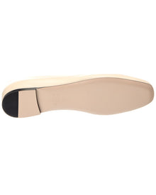 Valentino | Womens | VLogo Signature Leather Ballerina Flat | creme