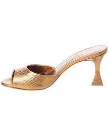 Manolo Blahnik | Womens | Jadaron 70 Leather Sandal | Gold