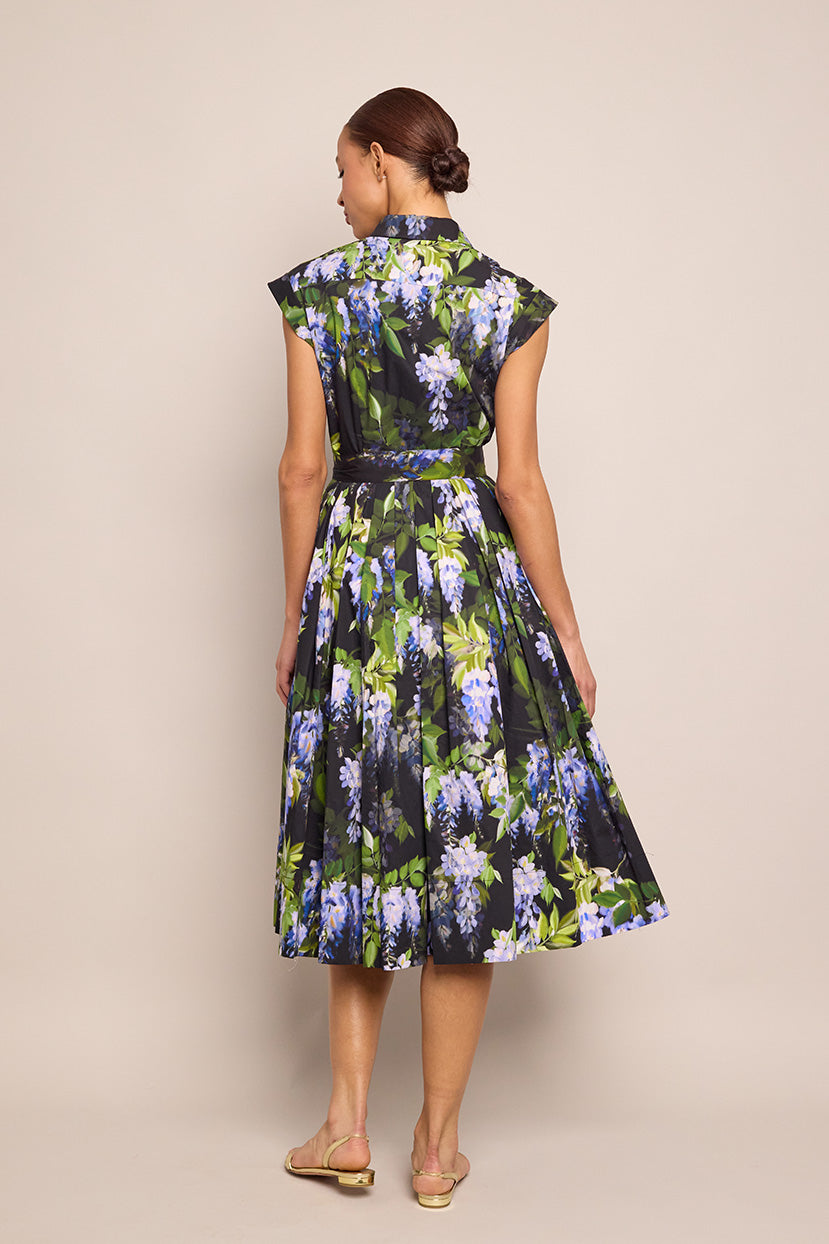 Octavia Dress | Wisteria Black