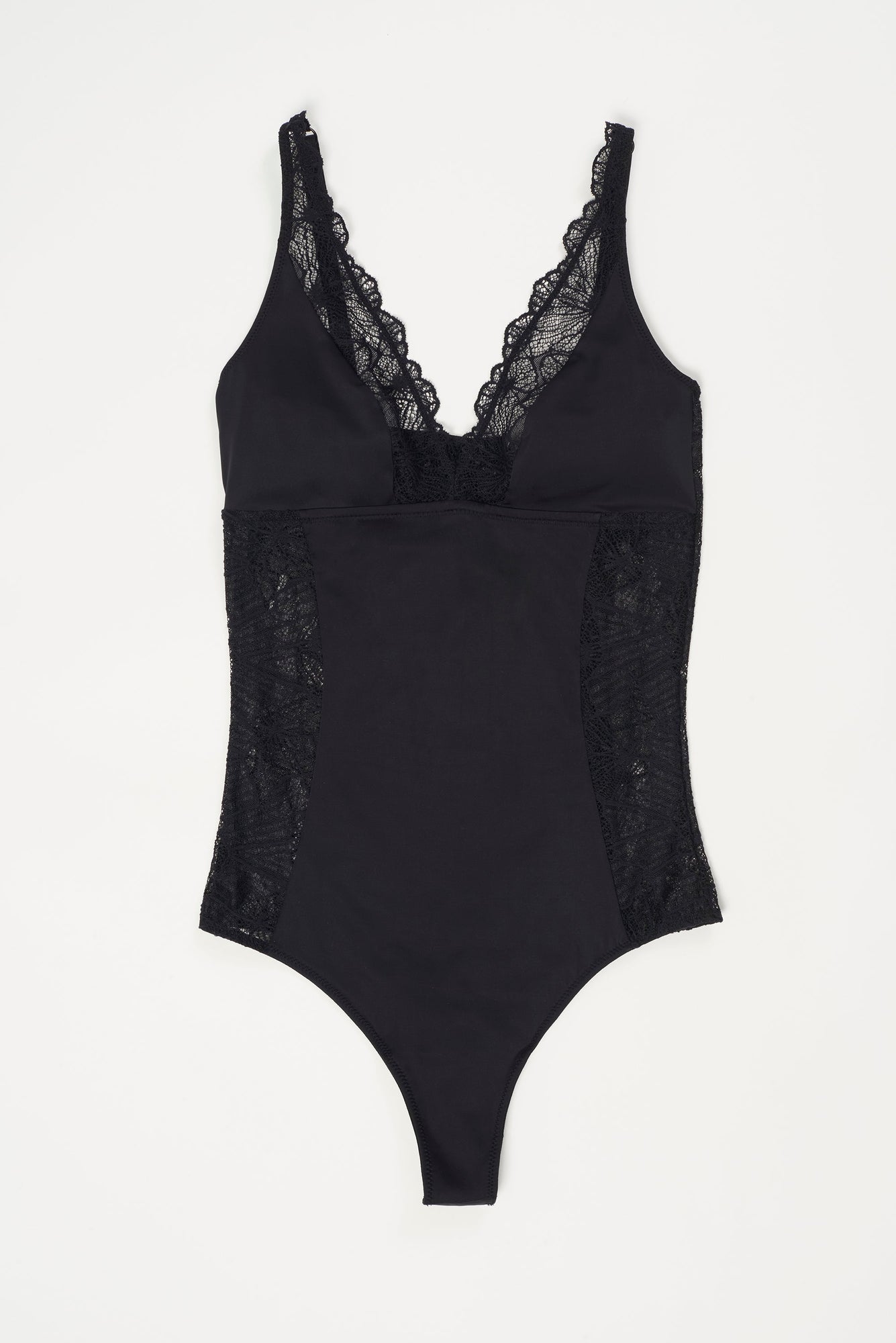 Daphne Soft Cup Bodysuit | Black