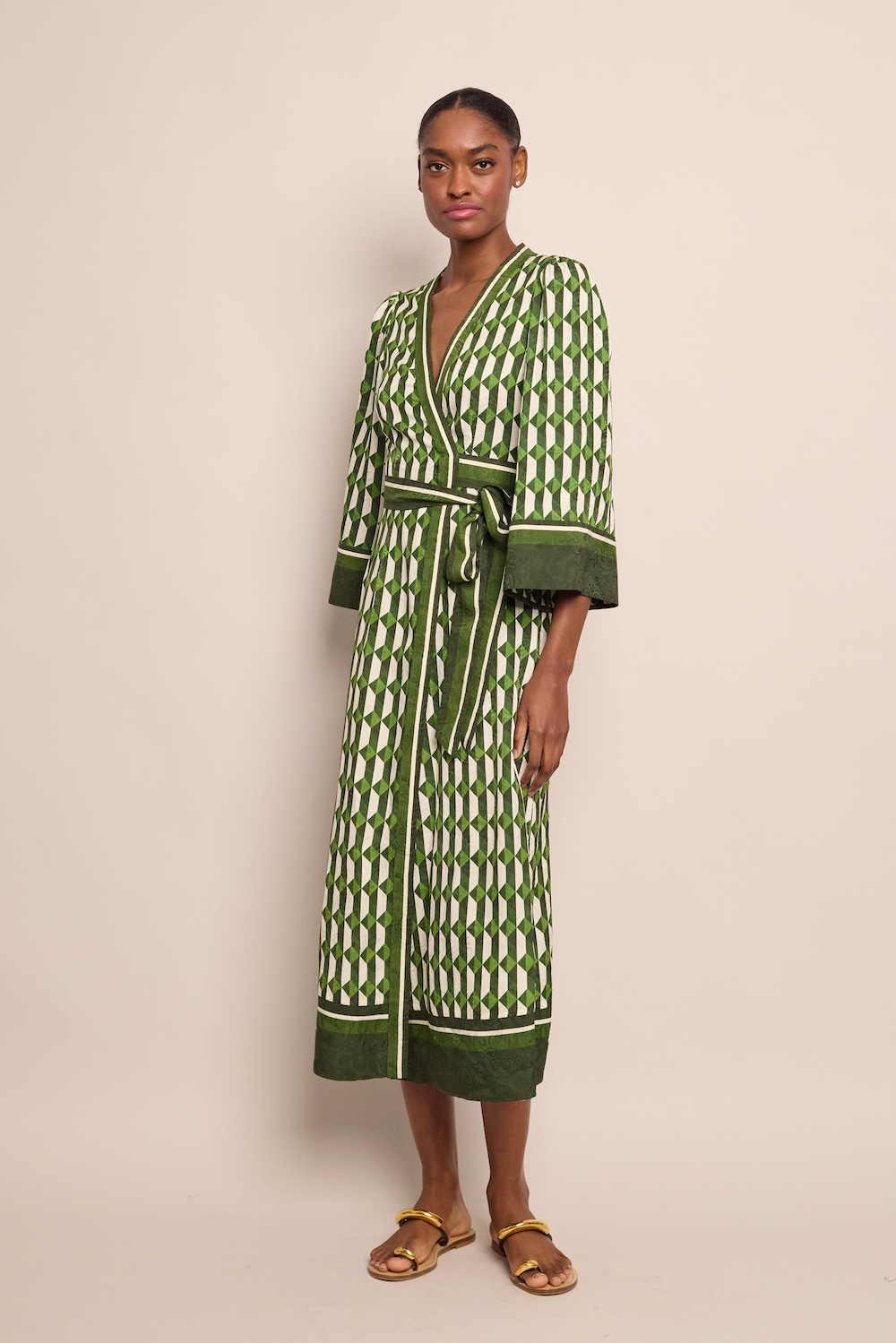 Woodford Dress | Le Tile Green
