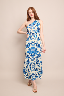 Nicky Dress | Fiore Evening Blue