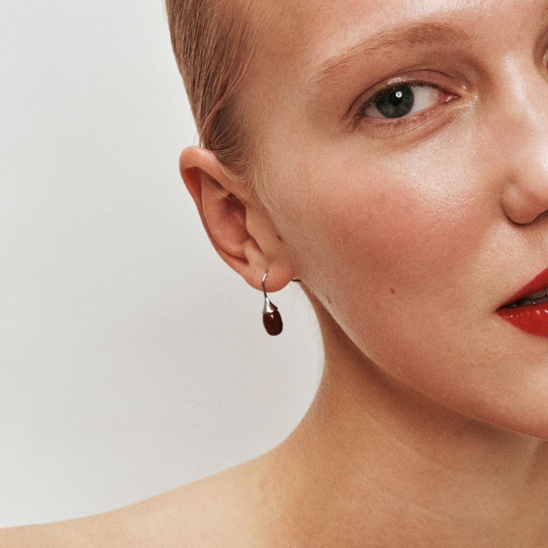 Odette Earrings | Silver PVD Plated Stainless Steel
