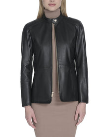 Cole Haan | Womens | Smooth Lamb Jacket | Black