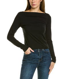 James Perse | Womens | Boatneck T-Shirt | Black