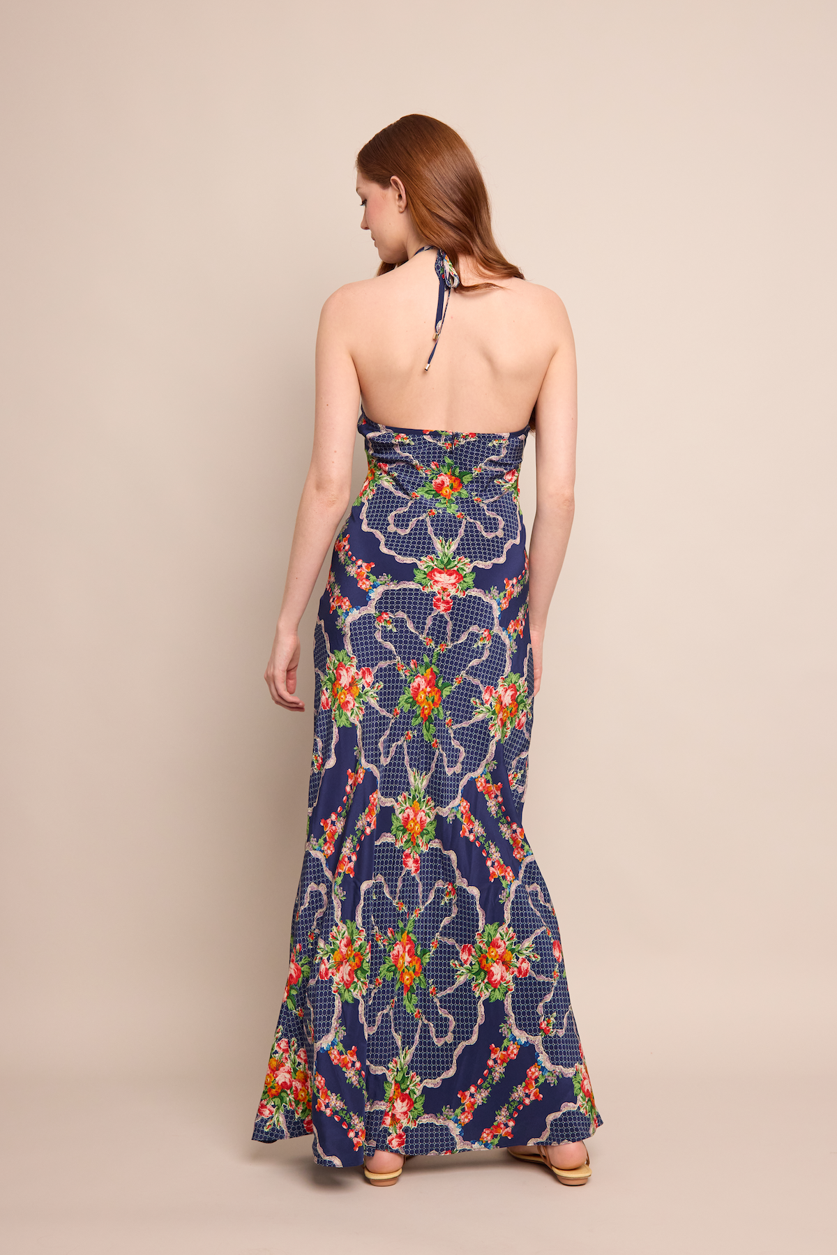 Andes Dress | Gemma Scarf Navy