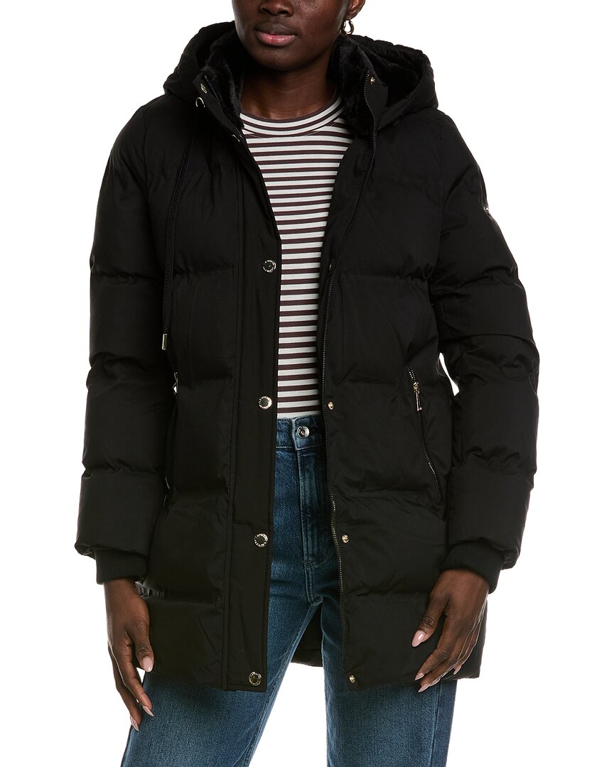Laundry by Shelli Segal | Womens | Stretch Welding Tech Straight Jacket | Black