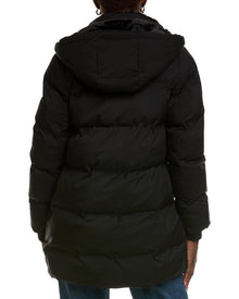 Laundry by Shelli Segal | Womens | Stretch Welding Tech Straight Jacket | Black