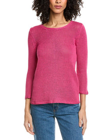 J.McLaughlin | Womens | Raelyn Linen Sweater | Pink