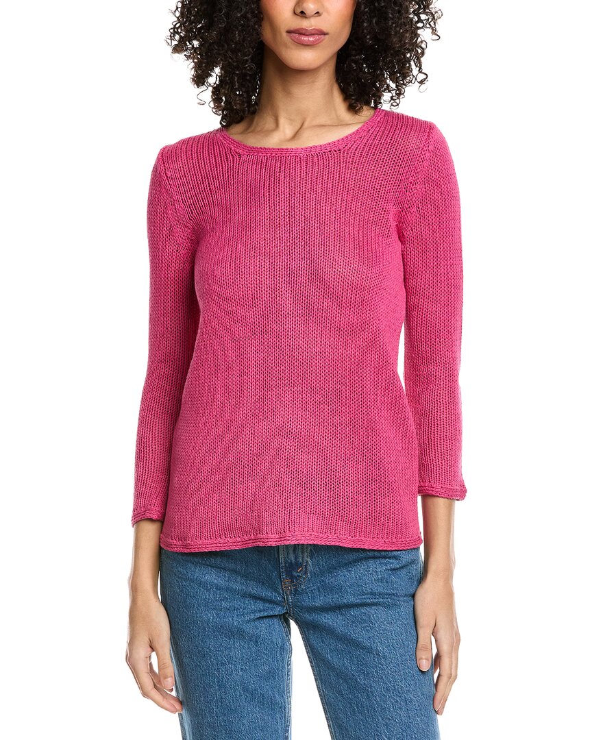 J.McLaughlin | Womens | Raelyn Linen Sweater | Pink
