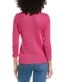 J.McLaughlin | Womens | Raelyn Linen Sweater | Pink