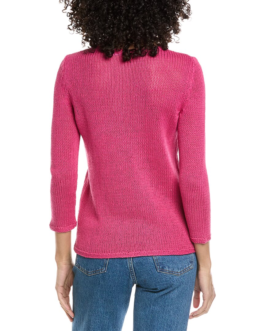 J.McLaughlin | Womens | Raelyn Linen Sweater | Pink