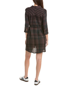 Michael Stars | Womens | Polly Gauze Shirtdress | Multi