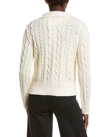 Free People | Womens | WTF Cable Collar Cardigan | Ivory