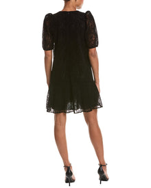 Jude Connally | Womens | Harper Flocked Lace Dress | Black