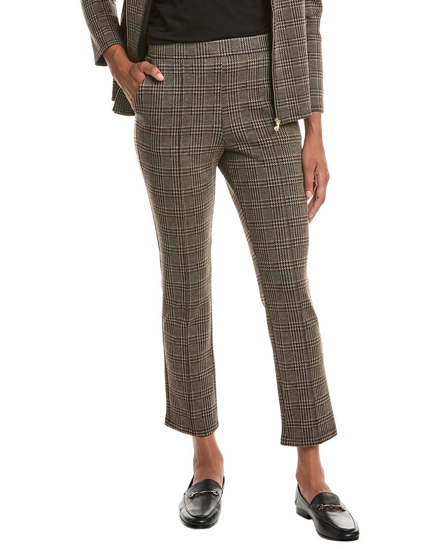 Jude Connally | Womens | Tobi Textured Plaid Pant | Brown